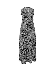 Yours Curve Black Abstract Print Dress - Image 5 of 5