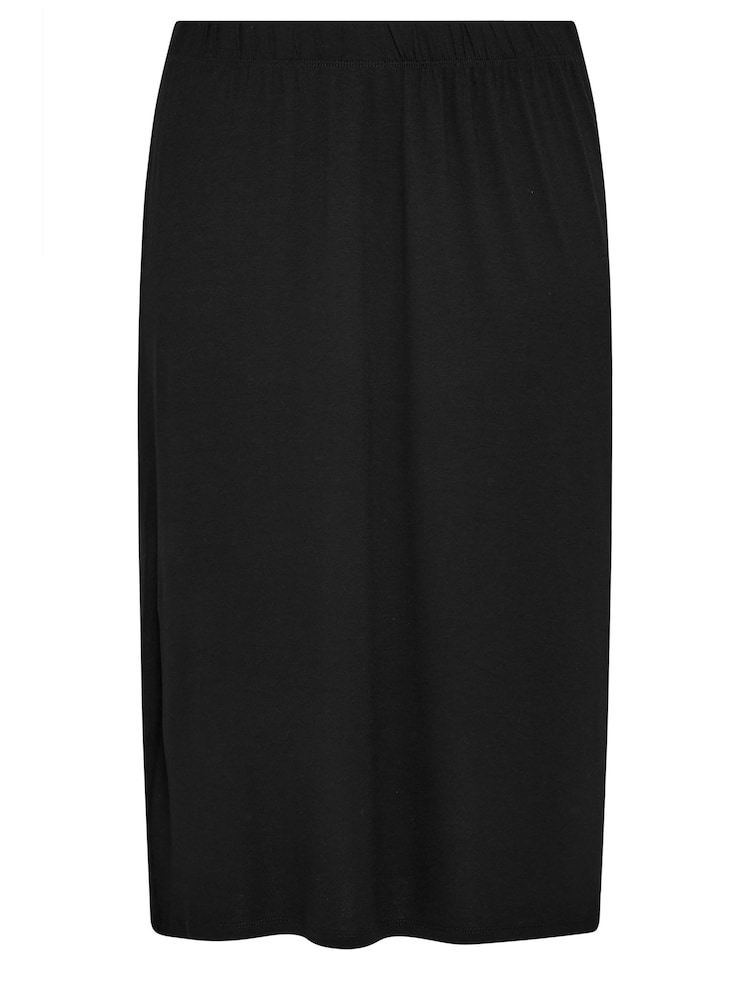 Yours Curve Black Midaxi Tube Skirt - Image 5 of 5