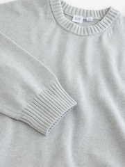Gap Grey Relaxed Crew Neck Jumper - Image 3 of 4
