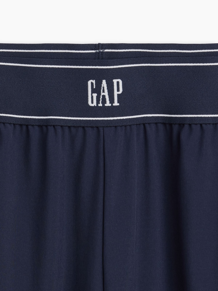 Gap Navy Fit Pleated Easy Logo Trousers - Image 6 of 6 Gap Navy Fit Pleated Easy Logo Trousers - Image 6 of 6