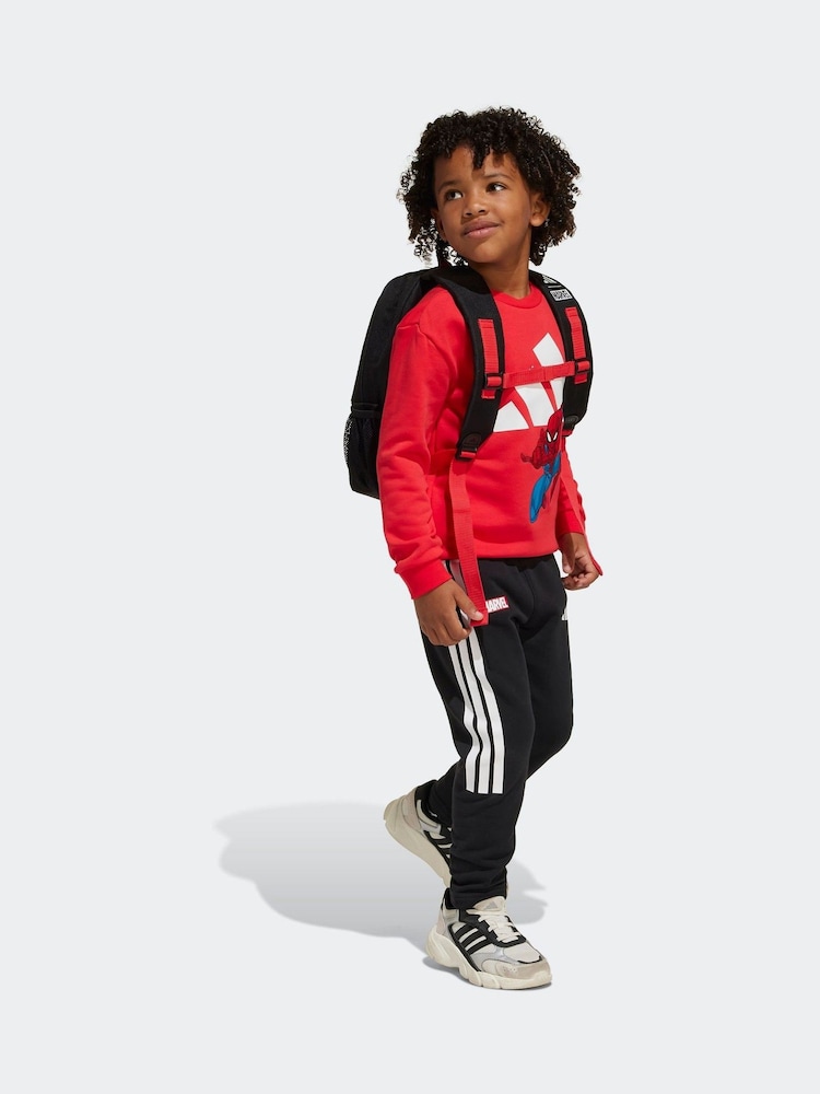 adidas Red Marvel Spider Man Tracksuit - Image 3 of 9