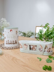 Wrendale Green Bird Feed Tin Herb Pots And Tray Set - Image 1 of 3
