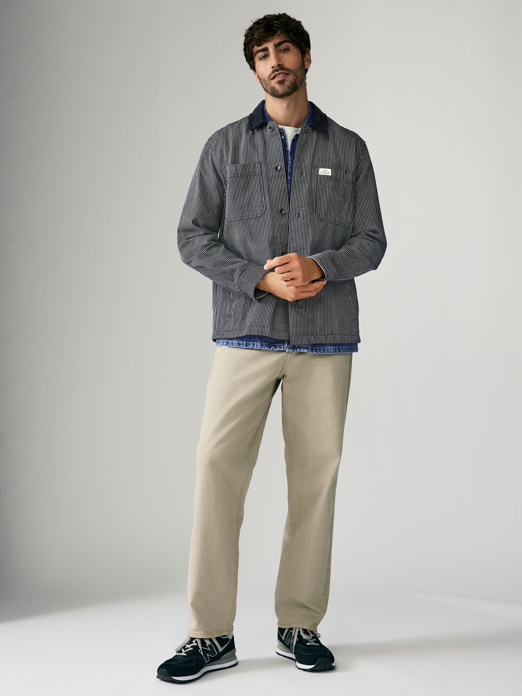 nep stripe corduroy shirt jacket nep stripe corduroy shirt jacket