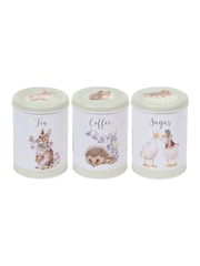 Wrendale Set of 3 Green Storage Tins - Image 2 of 3