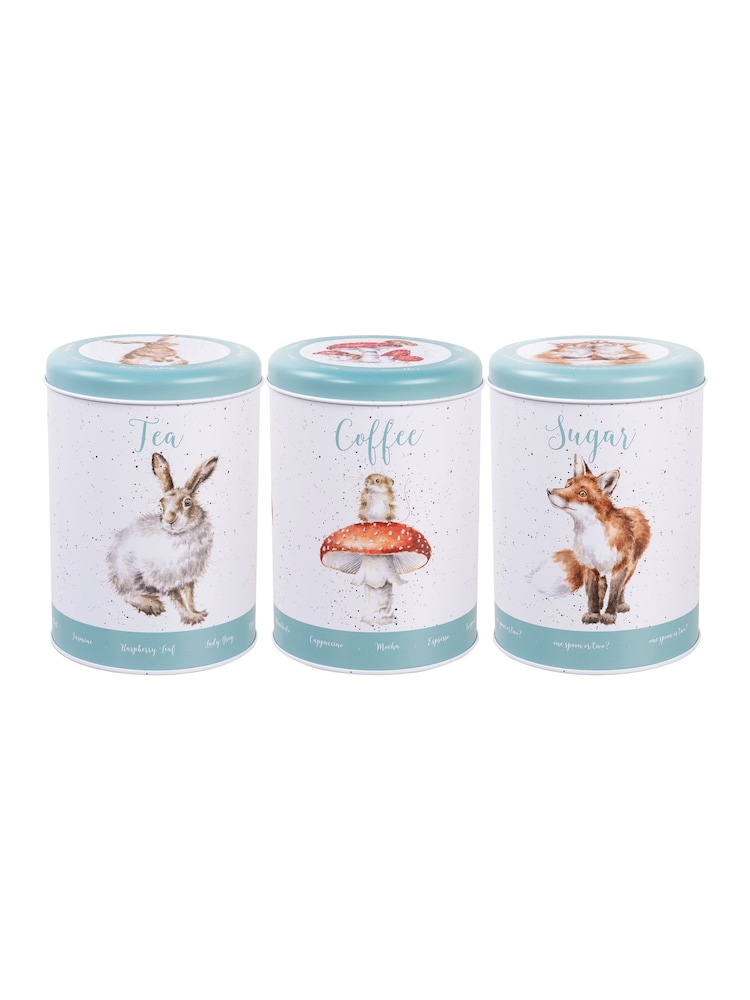 Wrendale Set of 3 Light Blue Storage Tins - Image 2 of 3