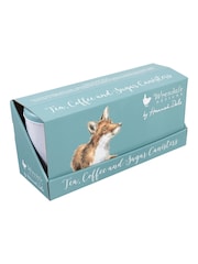 Wrendale Set of 3 Light Blue Storage Tins - Image 3 of 3