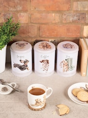 Wrendale Set of 3 Cream Storage Tins - Image 1 of 3