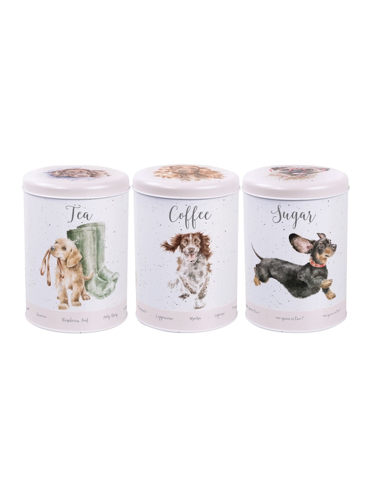 Wrendale Set of 3 Cream Storage Tins - Image 2 of 3