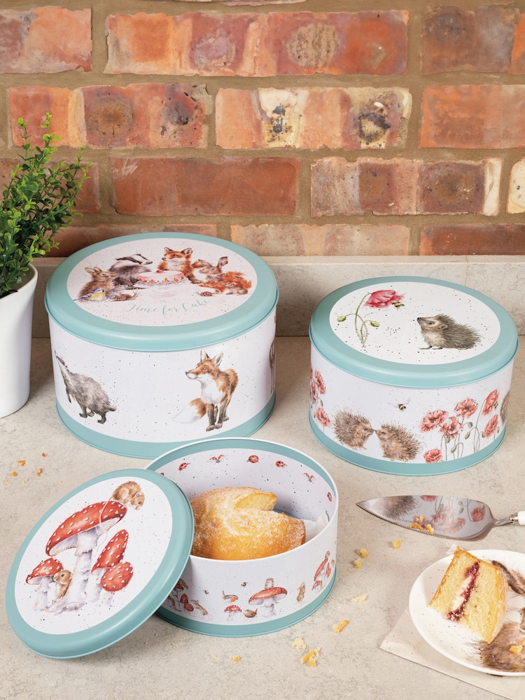 Wrendale Blue Nesting Cake Tins - Image 1 of 3