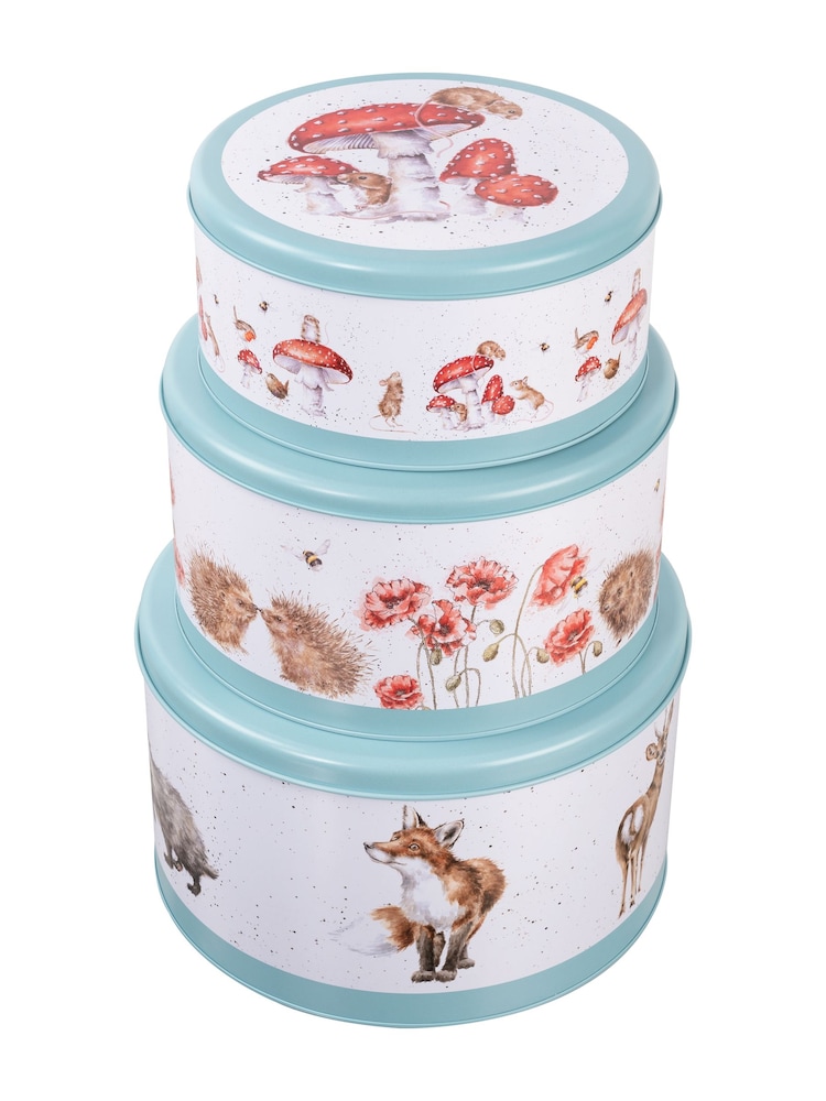 Wrendale Blue Nesting Cake Tins - Image 2 of 3