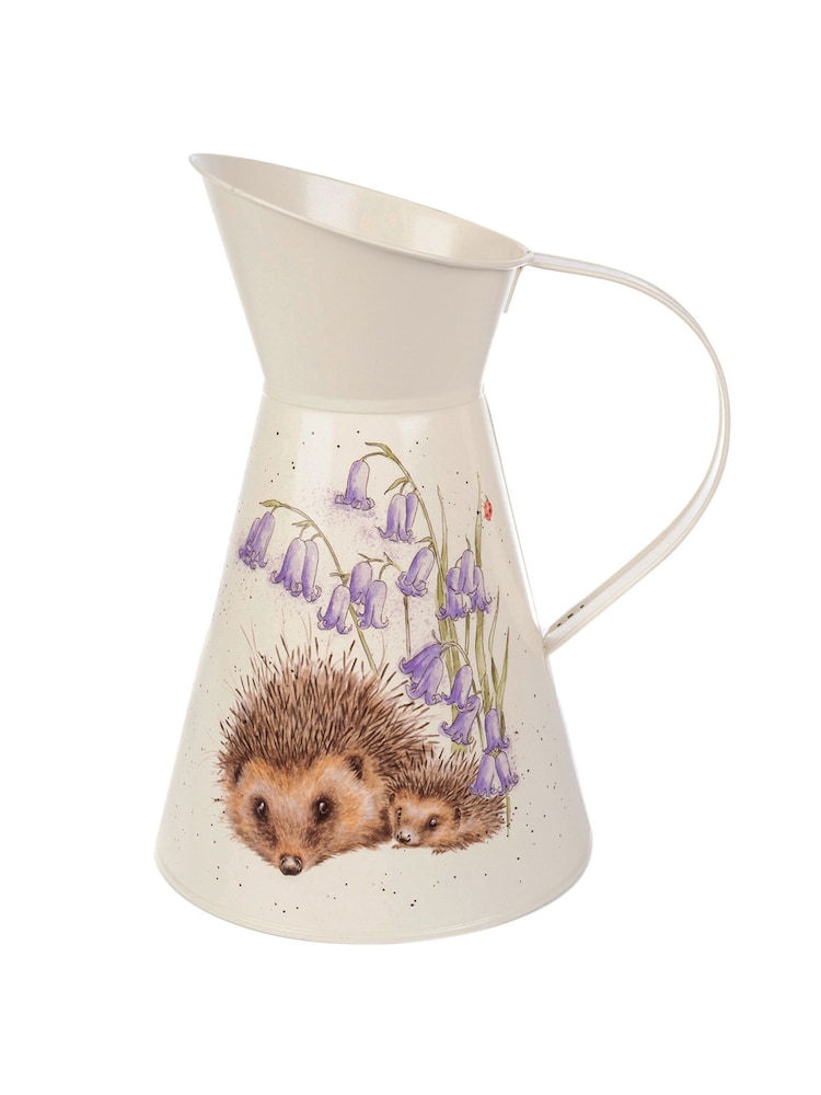 Wrendale Purple Flower Vase Jug - Image 1 of 3