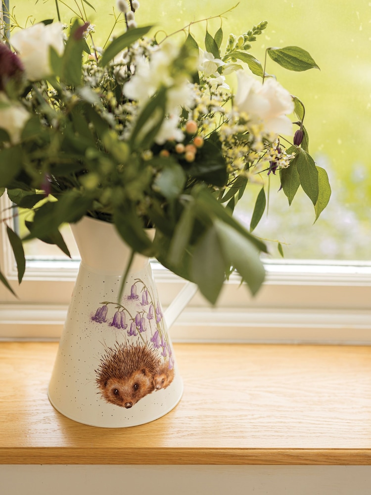 Wrendale Purple Flower Vase Jug - Image 3 of 3