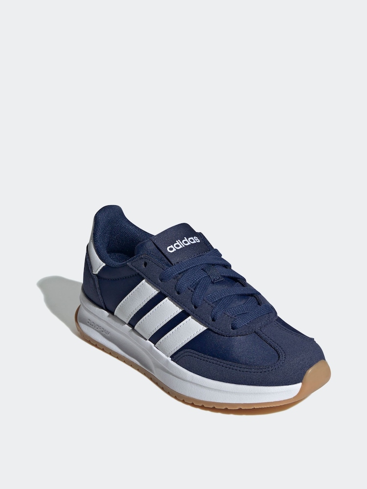 adidas Navy/White Run 70s 2.0 Trainers - Image 10 of 17