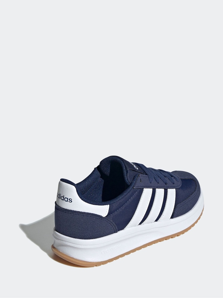 adidas Navy/White Run 70s 2.0 Trainers - Image 11 of 17