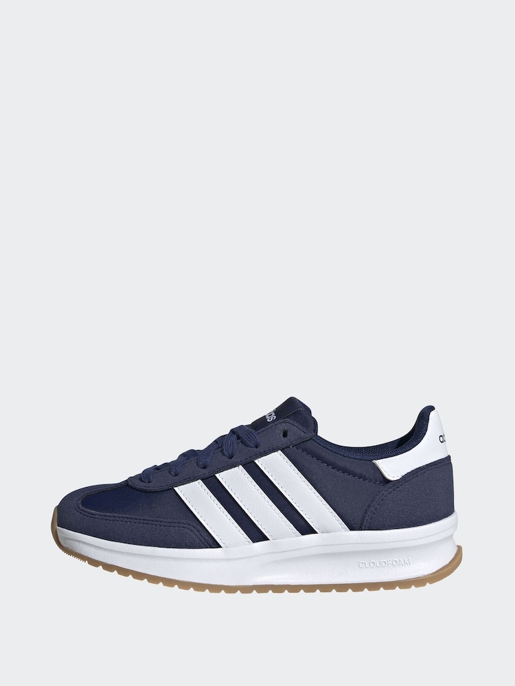 adidas Navy/White Run 70s 2.0 Trainers - Image 12 of 17