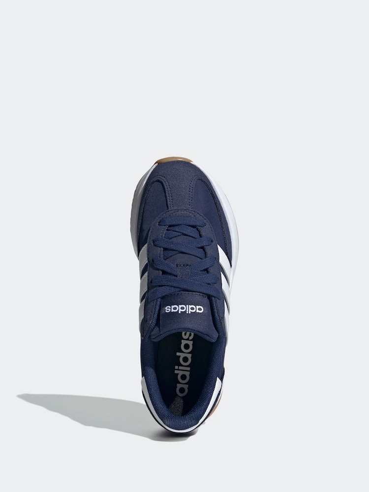 adidas Navy/White Run 70s 2.0 Trainers - Image 14 of 17