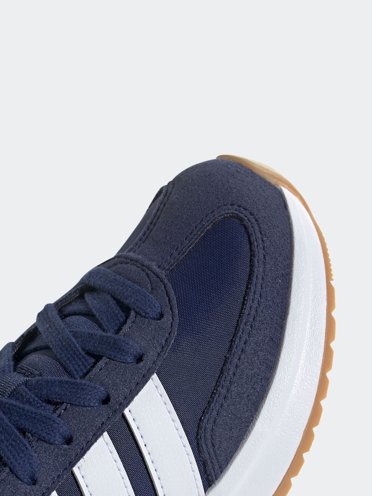adidas Navy/White Run 70s 2.0 Trainers - Image 16 of 17