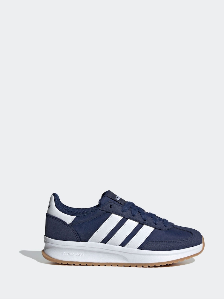 adidas Navy/White Run 70s 2.0 Trainers - Image 8 of 17