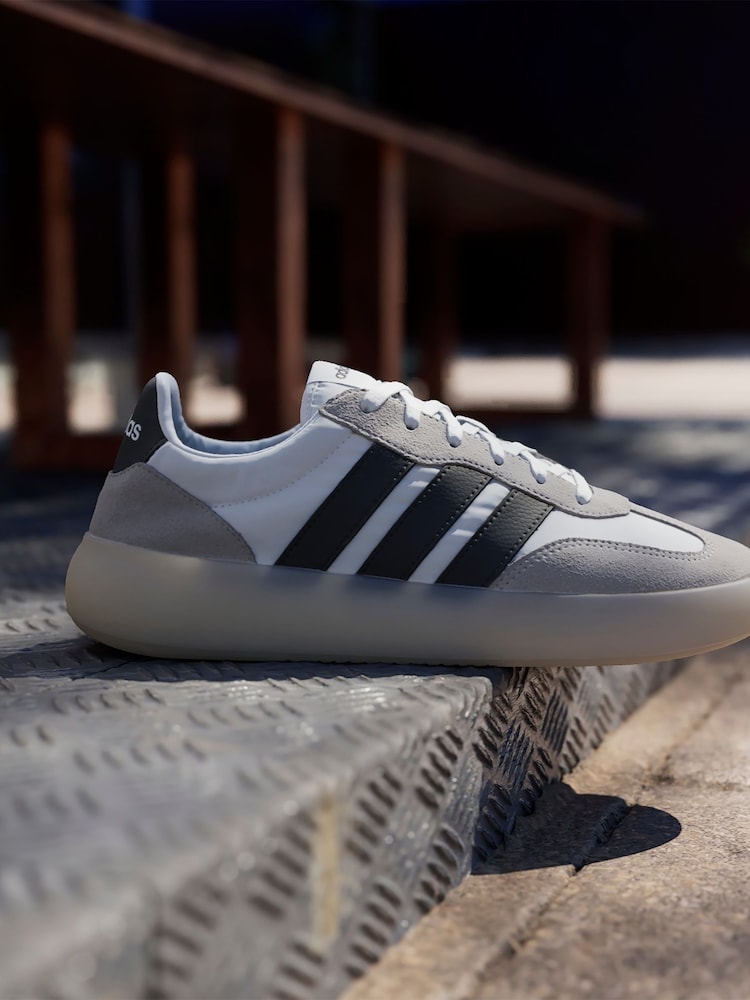 adidas White Barreda Decode Trainers - Image 1 of 17