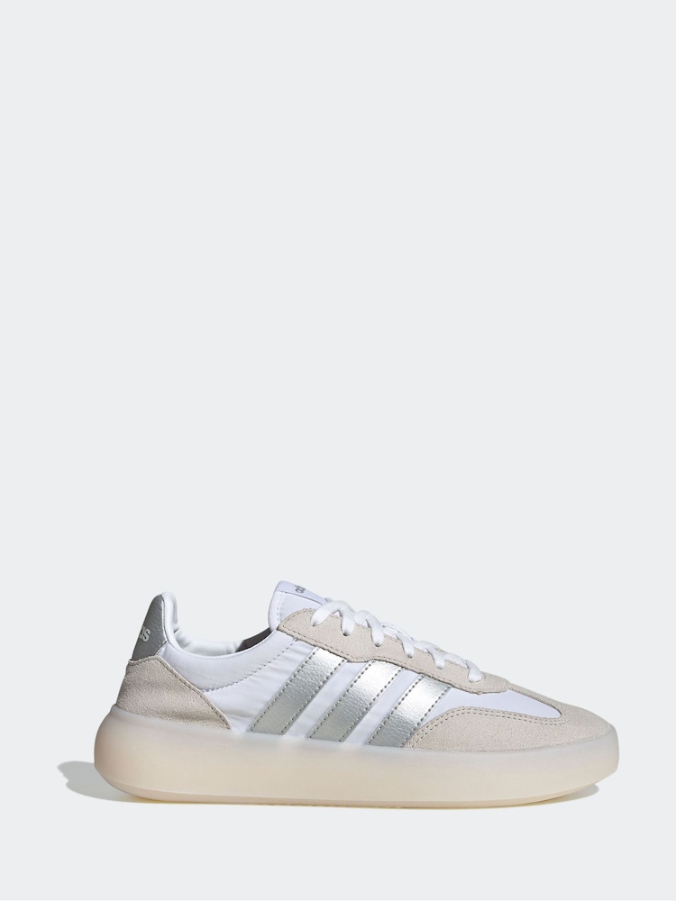 adidas White Barreda Decode Trainers - Image 1 of 8