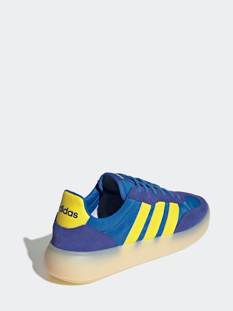 adidas Blue/Yellow Barreda Decode Trainers - Image 10 of 16