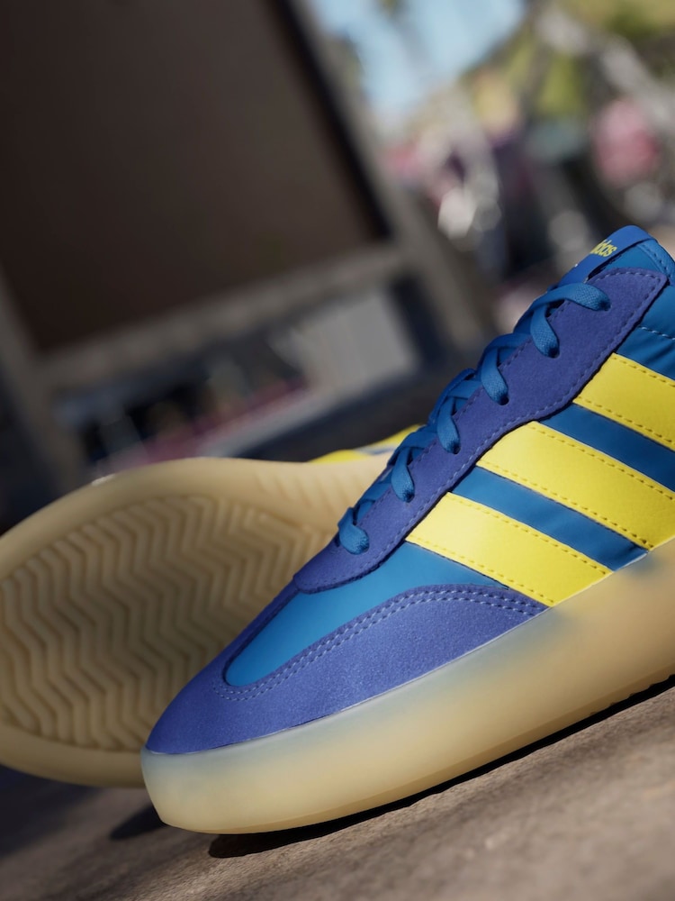 adidas Blue/Yellow Barreda Decode Trainers - Image 2 of 16