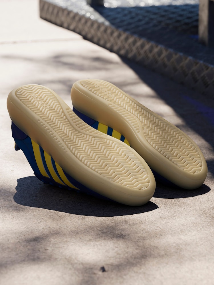 adidas Blue/Yellow Barreda Decode Trainers - Image 3 of 16