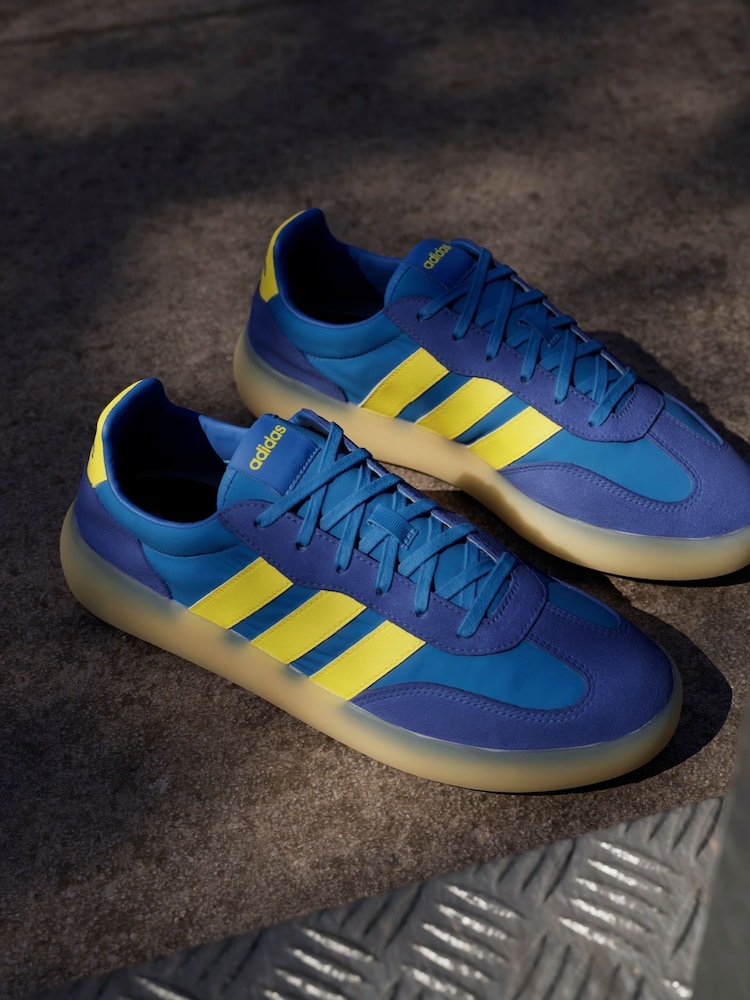 adidas Blue/Yellow Barreda Decode Trainers - Image 4 of 16