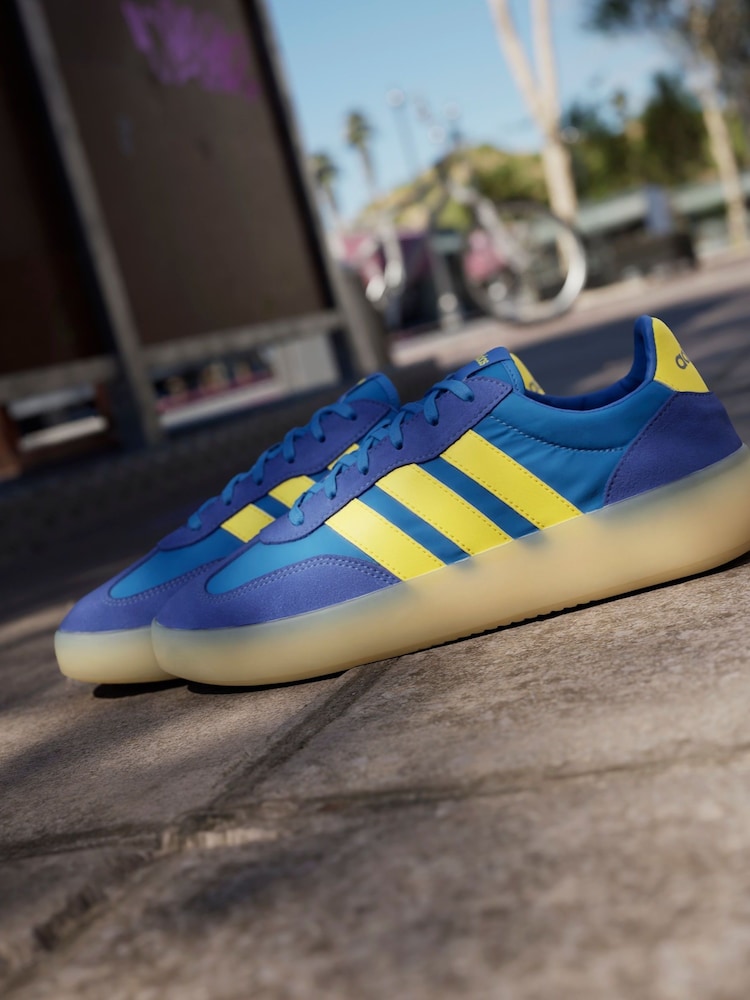adidas Blue/Yellow Barreda Decode Trainers - Image 6 of 16