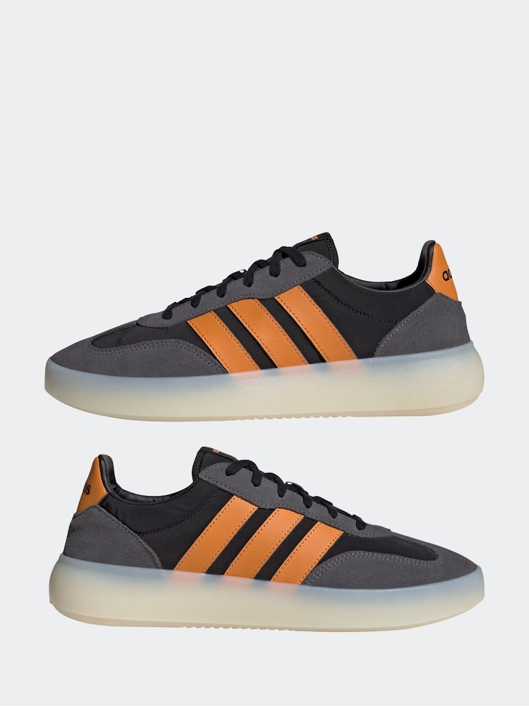 adidas Black/Orange Barreda Decode Trainers - Image 6 of 10
