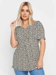 Yours Curve Swing-Top mit abstraktem Print - Bild 1 von 5