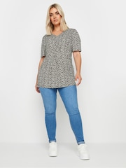 Yours Curve Swing-Top mit abstraktem Print - Bild 2 von 5