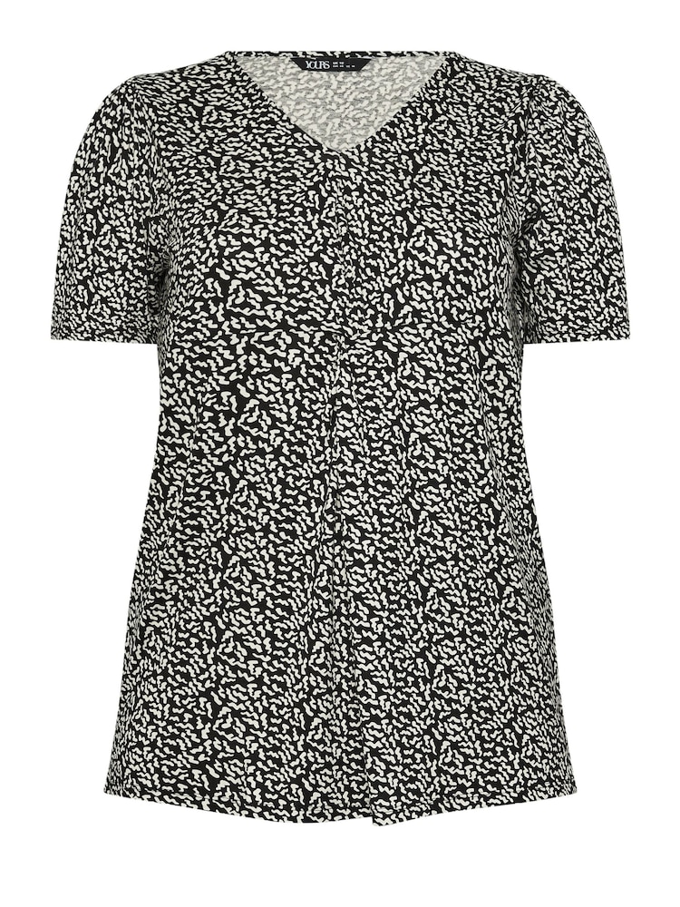 Yours Curve Swing-Top mit abstraktem Print - Bild 5 von 5
