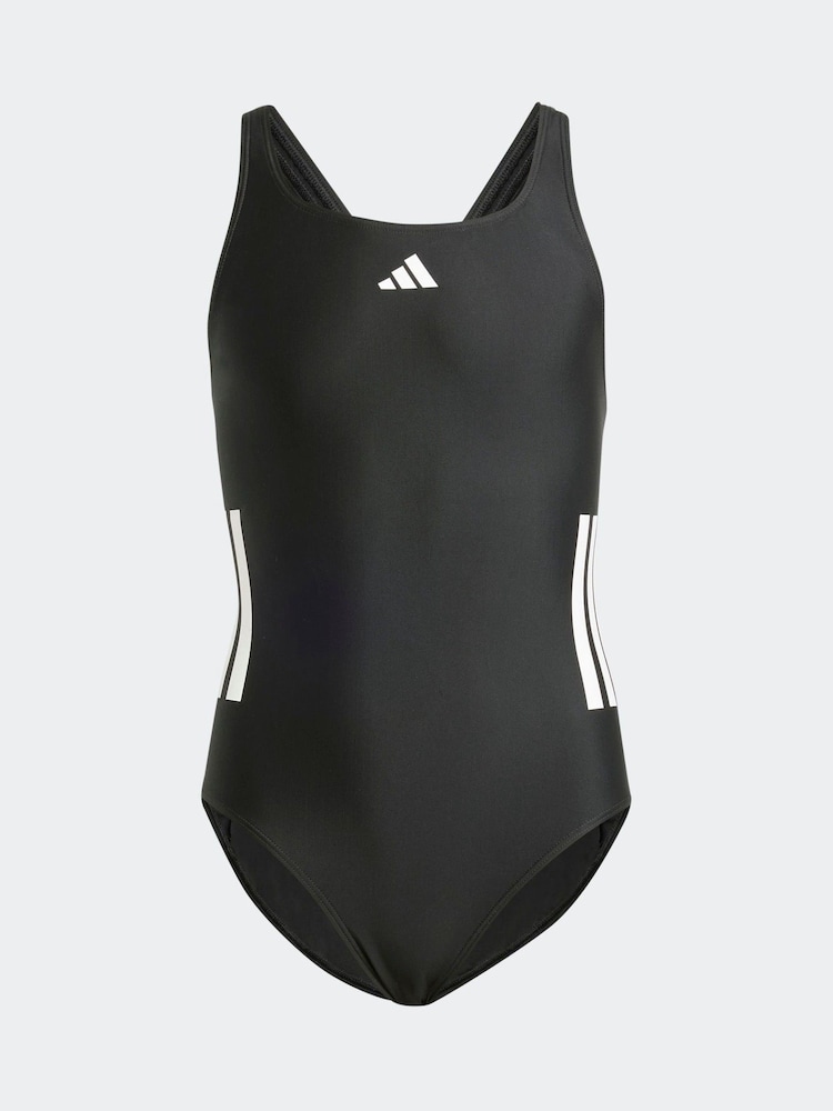 Negro - Bañador de 3 rayas C Back de adidas - Imagen 1 de 5 Negro - Bañador de 3 rayas C Back de adidas - Imagen 1 de 5