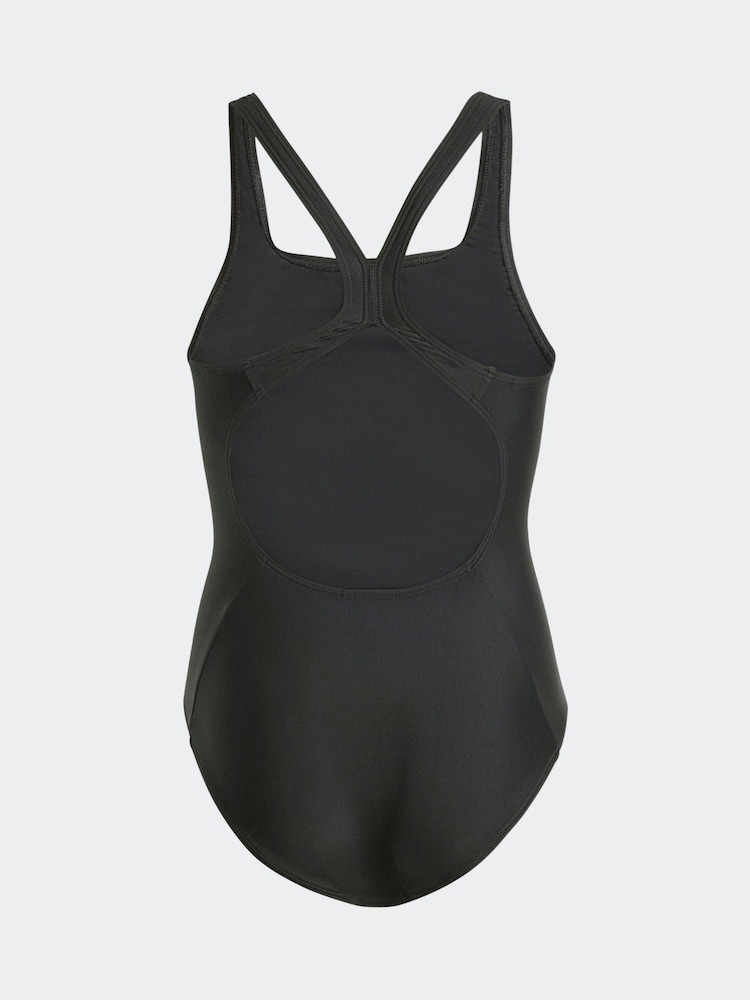 Negro - Bañador de 3 rayas C Back de adidas - Imagen 2 de 5