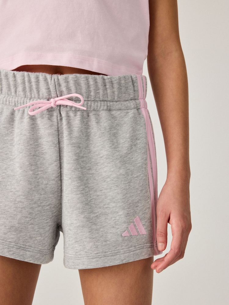 adidas Grey Essentials Shorts - Image 3 of 4
