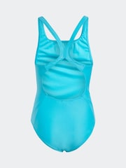 adidas Green 3 Stripe C Back Swimsuit - Image 2 of 5