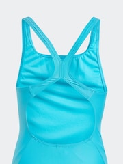 adidas Green 3 Stripe C Back Swimsuit - Image 3 of 5