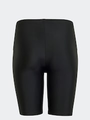 adidas Black 3 Stripes Swim Jammers - Image 2 of 5