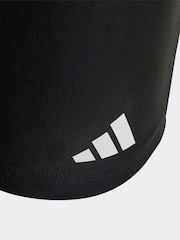 adidas Black 3 Stripes Swim Jammers - Image 4 of 5