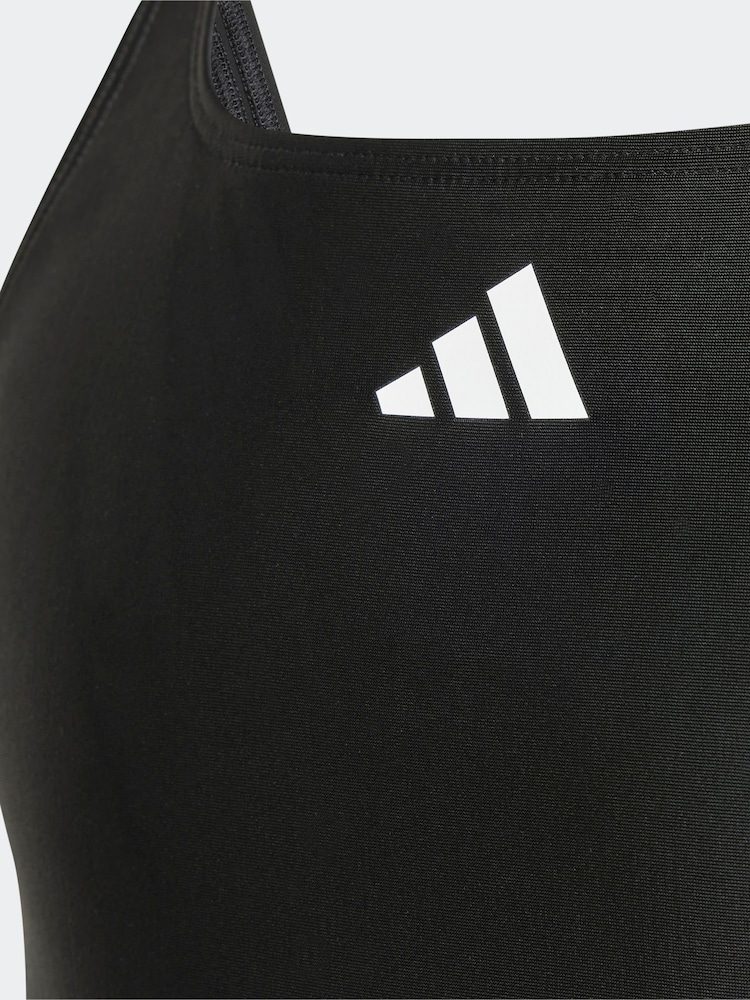adidas Black 3 Stripe V Back Bikini Briefs - Image 2 of 8