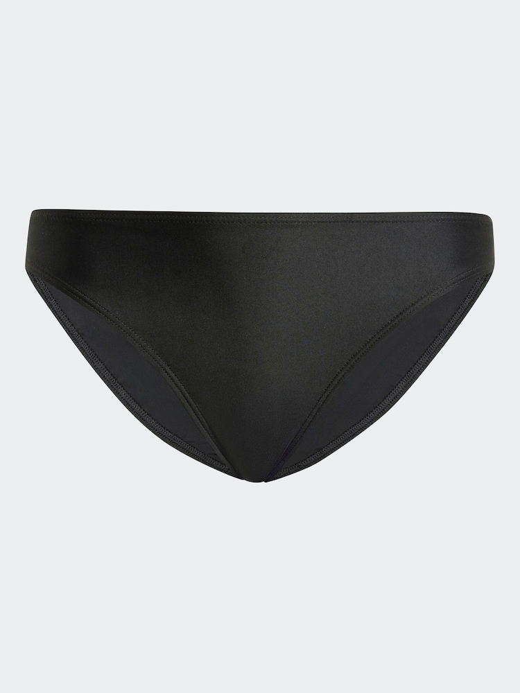 adidas Black 3-Stripes V-Back Bikini Kids - Image 5 of 8