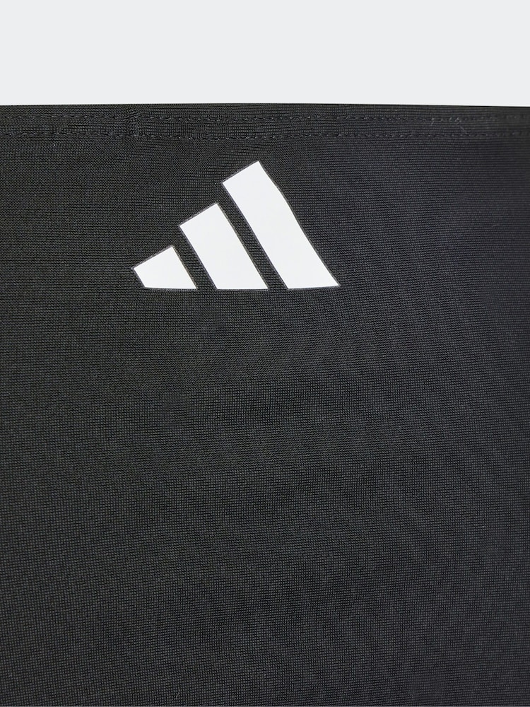 adidas Black 3-Stripes V-Back Bikini Kids - Image 7 of 8