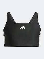 adidas Black 3 Stripe V Back Bikini Briefs - Image 8 of 8