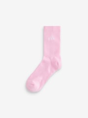 adidas White Logo Socks 3 Pack - Image 2 of 8