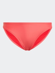adidas Red 3 Stripe V Back Bikini Briefs - Image 1 of 5