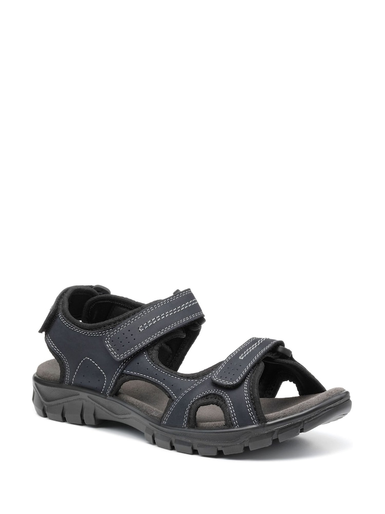 Hotter Blue Hotter Blue Lorenzo Touch-Fastening Regular Fit Sandals - Image 2 of 4