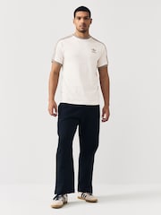 adidas Originals White Adicolor Classics 3-Stripes 100% Cotton T-Shirt - Image 2 of 5