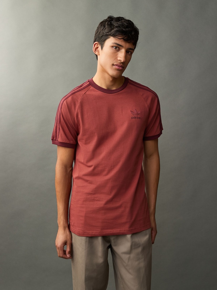 adidas Originals Adicolor Classics 3-Stripes 100% Cotton T-Shirt - Image 1 of 6