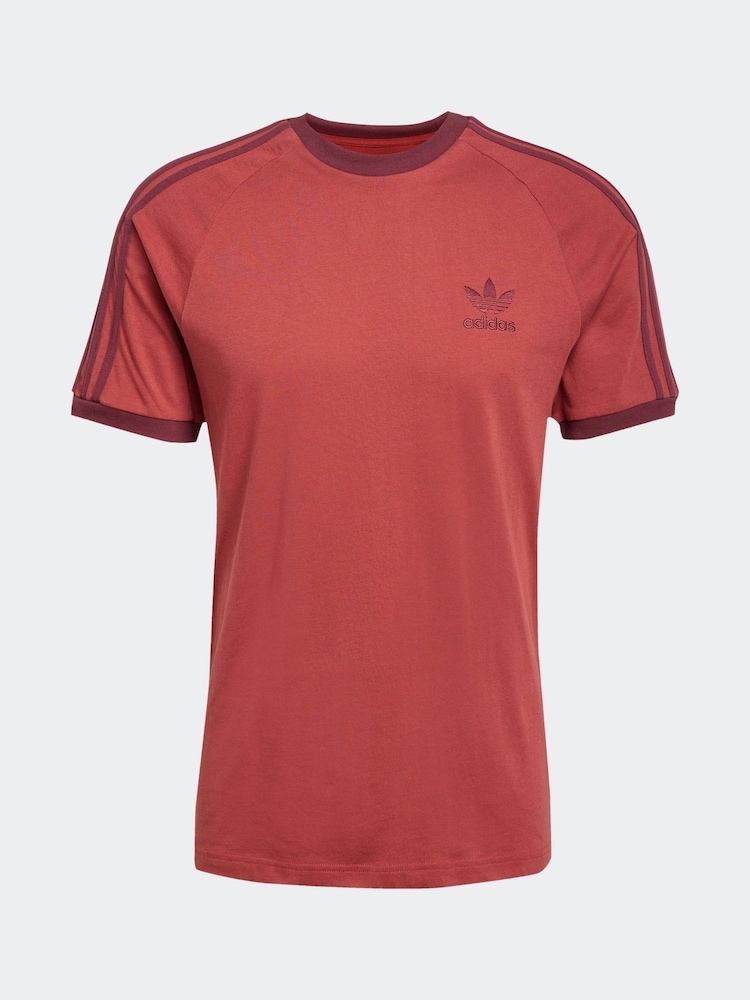 adidas Originals Adicolor Classics 3-Stripes 100% Cotton T-Shirt - Image 6 of 6